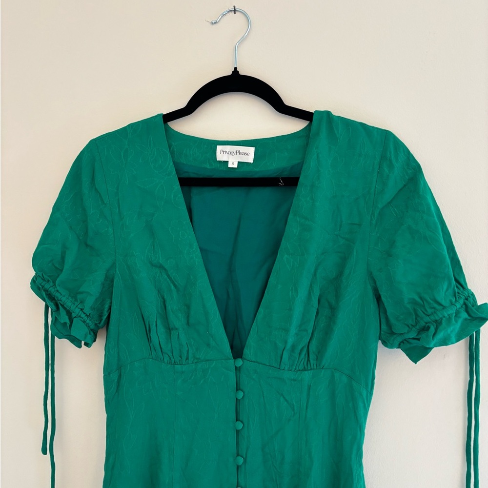 Privacy Please Green Maxi Dress BRAND NEW